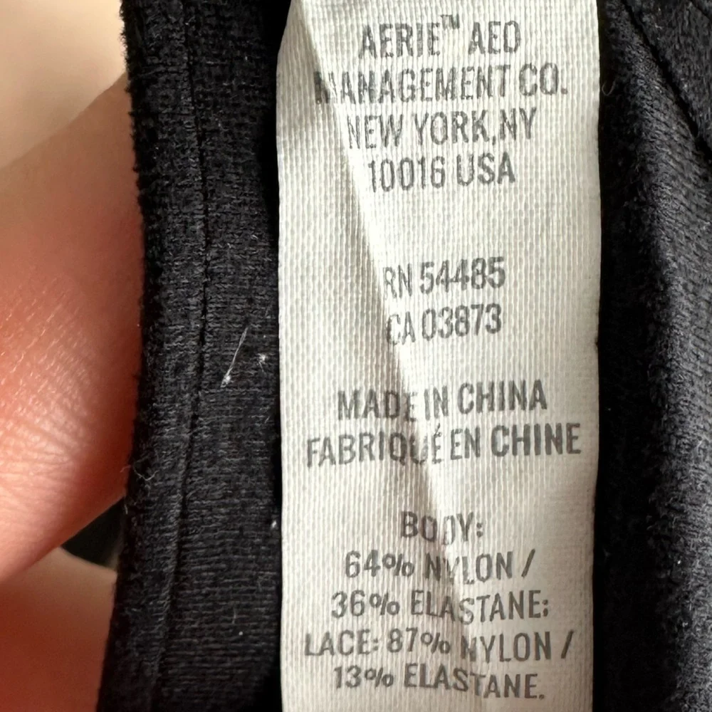 Aerie Real Sunnie Demi Lace Bra – Black | 34B - Picture 4 of 4